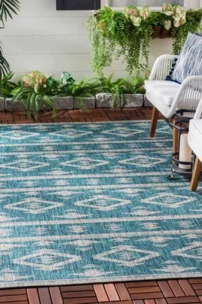 Jerri Courtyard Patio Rug