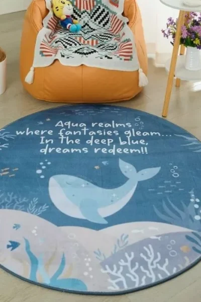 _Joy Whale Flannel Rug