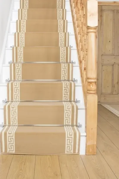 Key Beige Stair Runner