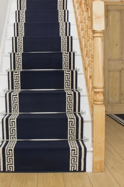 Key Blue Stair Runner