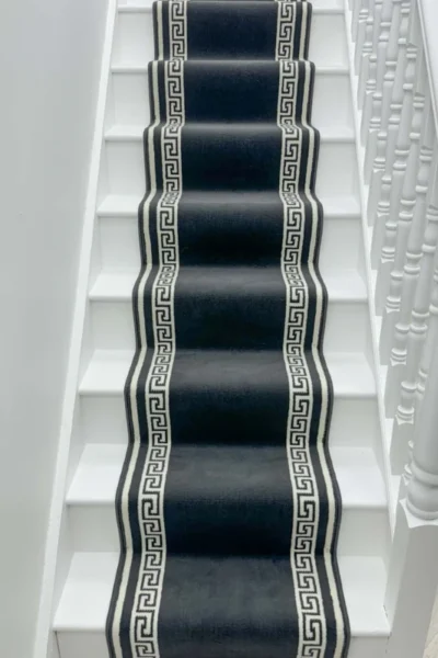 Key Dark Grey Stair Runner