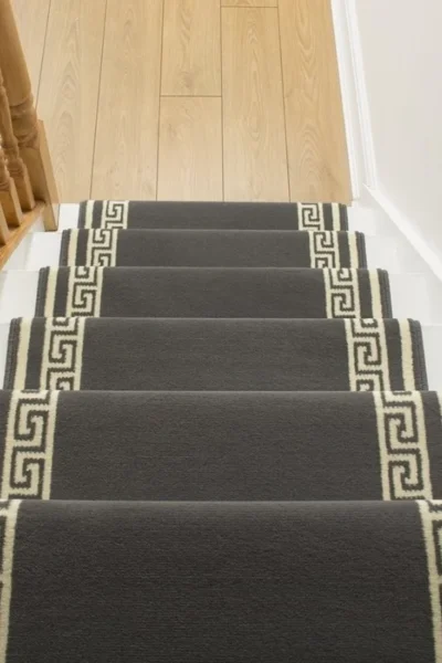 Key Grey Stair Runner image 3