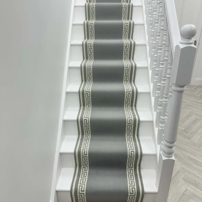 Key Light Grey Stair Runner
