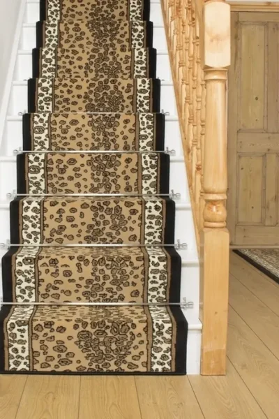 Leopard Print Stair Runner