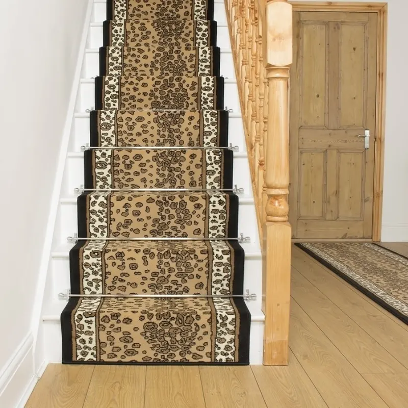 Leopard Print Stair Runner