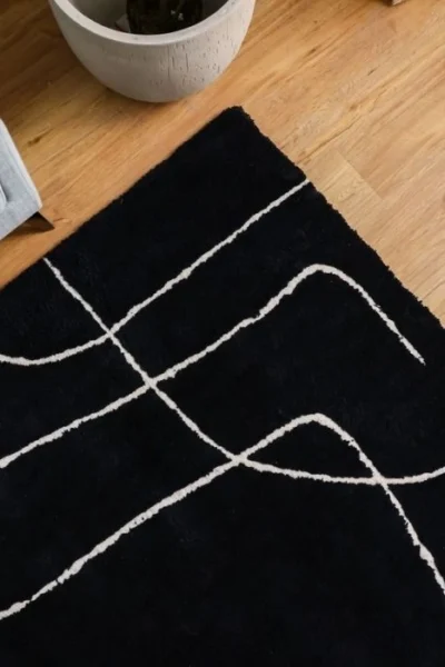 Linea Tufted Shaggy Rug