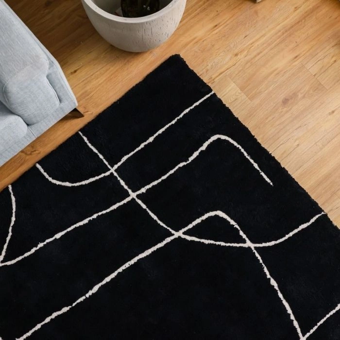 Linea Tufted Shaggy Rug