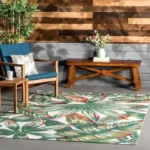 Majestic Floral Outdoor Rug