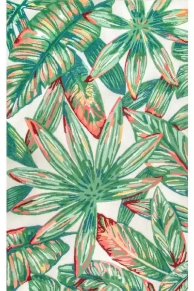 Majestic Floral Outdoor Rug img 4