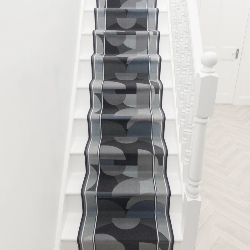Malis Graphite Stair Runner