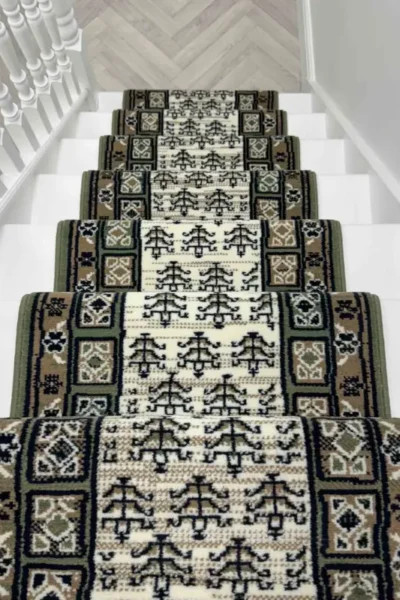 Mayan Green Stair Runner image 3