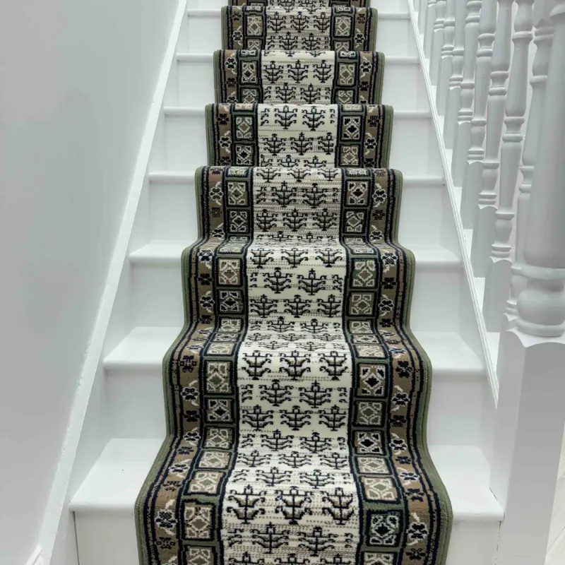 Mayan Green Stair Runner