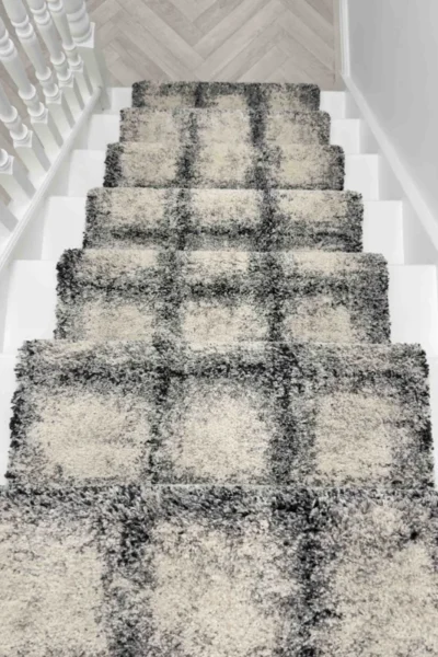 Mehari Black_White Stair Runner image 2