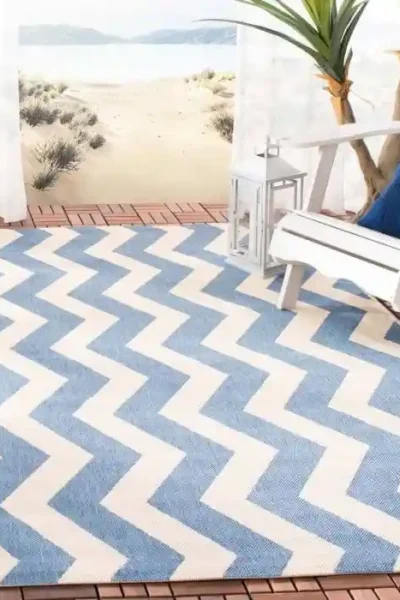 Merlene Chevron Outdoor Rug