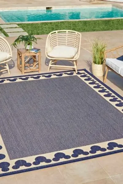 Mickey Border Outdoor Rug