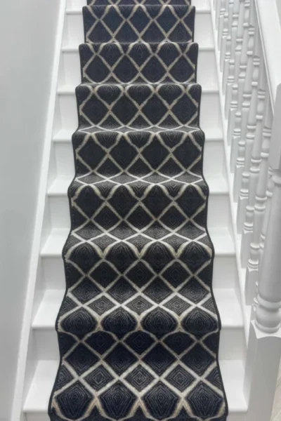 Milan Castle Ebony Stair Runner