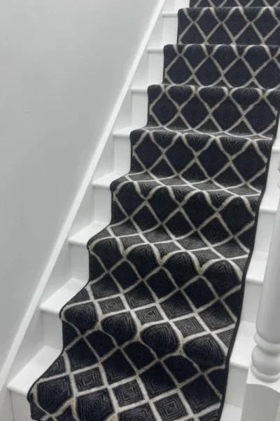 Milan Castle Ebony Stair Runner image 2