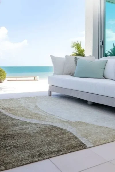 Modern Abstract Outdoor Rug