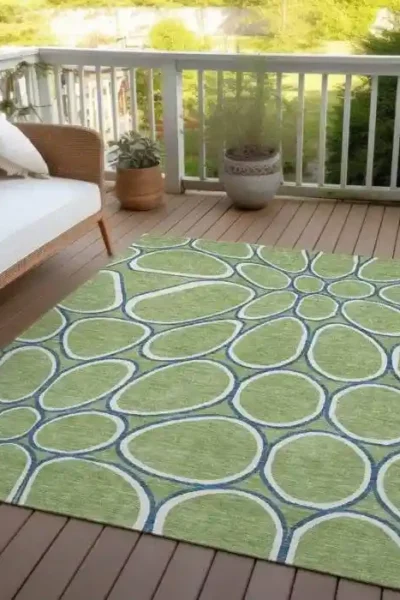 Modern Bubbles Outdoor Rug