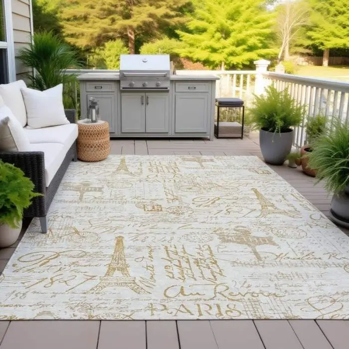 Modern Paris Outdoor Rug