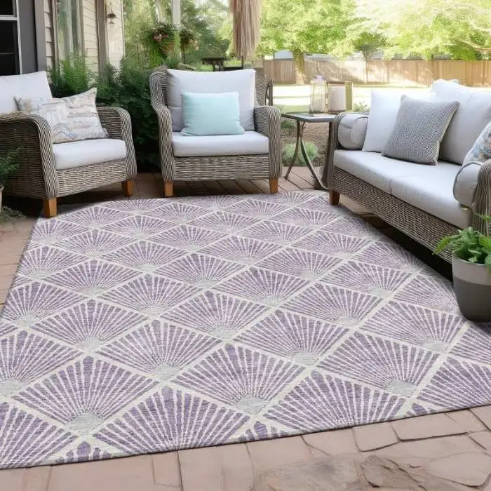 Modern Shells Outdoor Rug