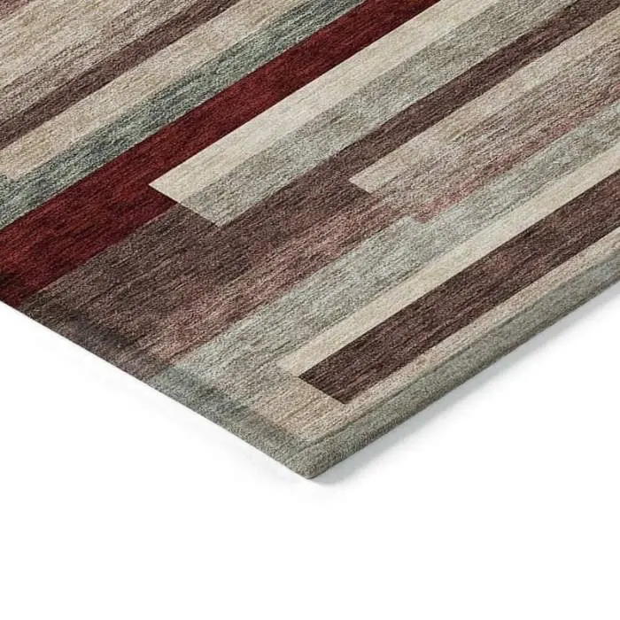 Modern Stripes Outdoor Rug img 2