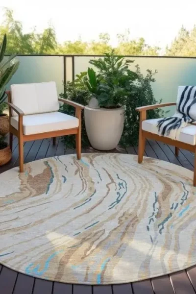Modern Wave Rug img 1