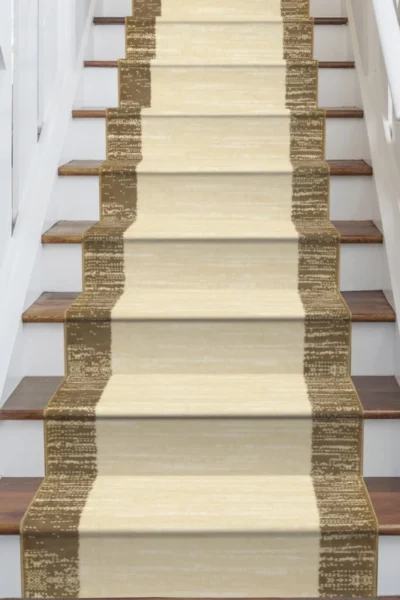 Morning Mist Beige Stair Runner image 2