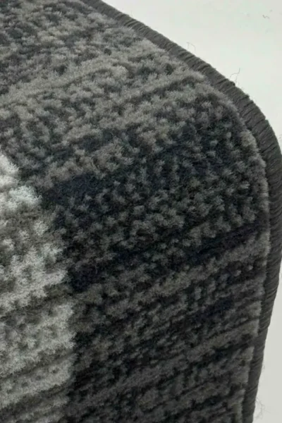 Morning Mist Dark Grey Stair Runner image 4