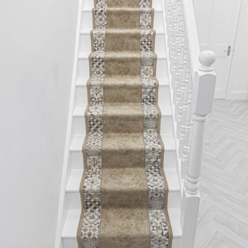 Murcia Light Brown Stair Runner