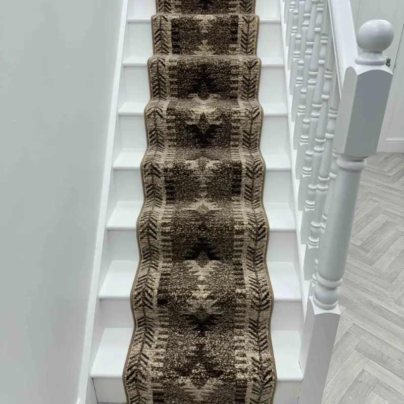 Native Brown Stair Runner