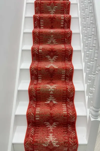 Native Red Stair Runner