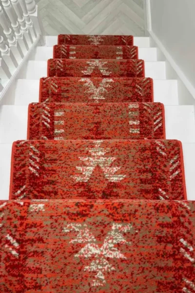 Native Red Stair Runner image 3