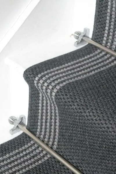 Natura Grey Stair Runner image 2