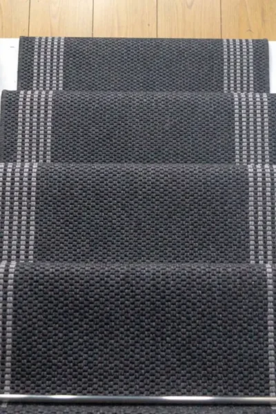 Natura Grey Stair Runner image 3