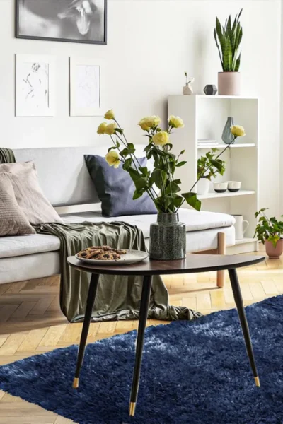 Navy Aurora Supersoft Luxury Rug