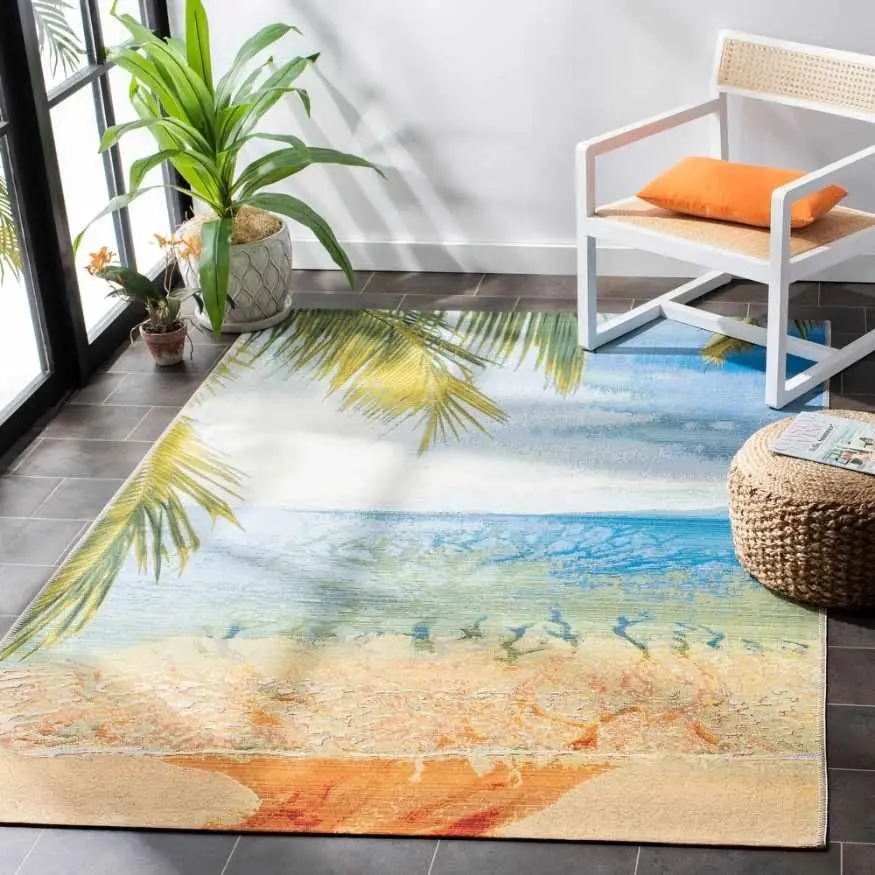 Nazan Tropical Outdoor Rug