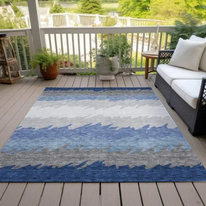 Ombre Abstract Outdoor Rug