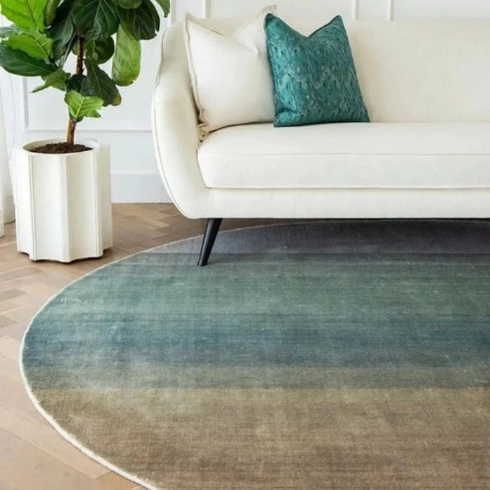 Ombré Effect Round Carpet