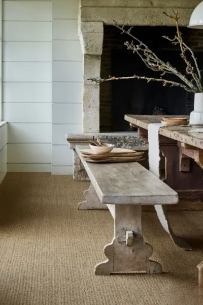 Panama Champagne Black Sisal Carpet