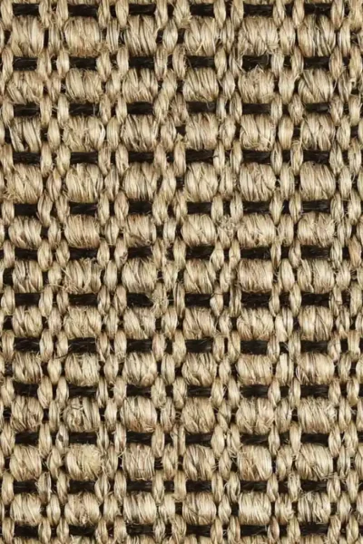Panama Champagne Black Sisal Carpet image 3