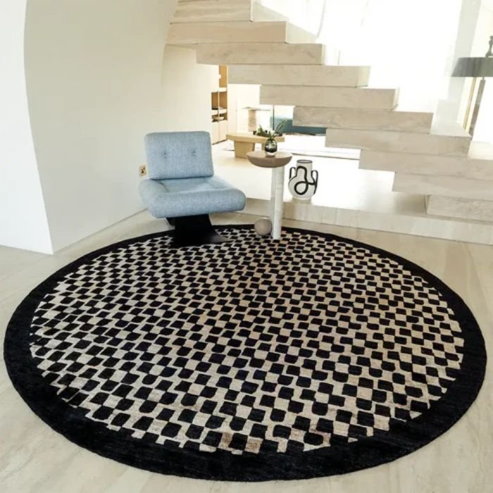 _Pattern of Small Squares Modern Carpet