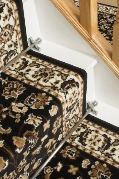 Persian Black Stair Runner image 2