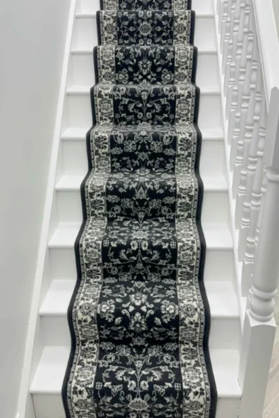 Persian Dark Grey Stair Runner