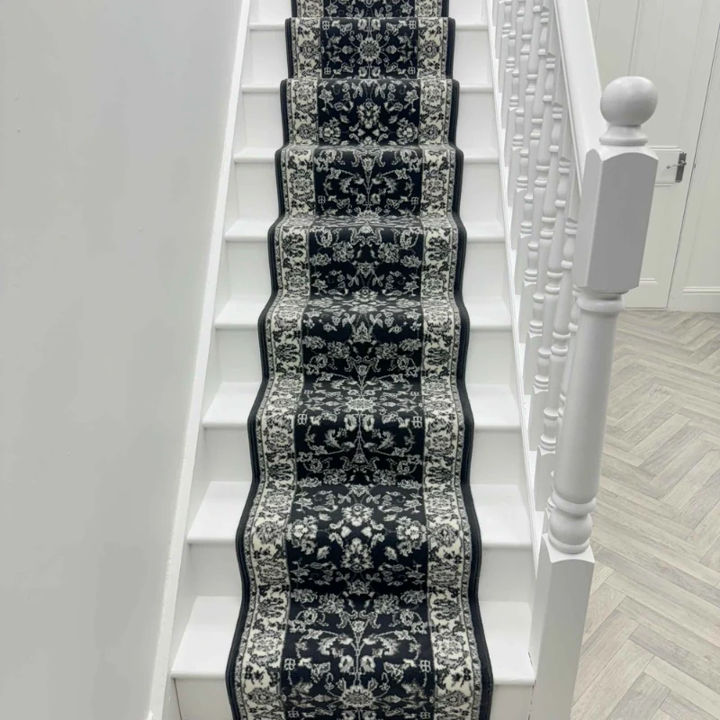 Persian Dark Grey Stair Runner