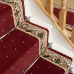 Pin Dot Red Stair Runner image 2