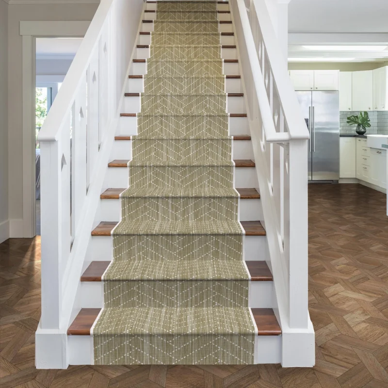 Pinot Grigio WhiteBeige Stair Runner