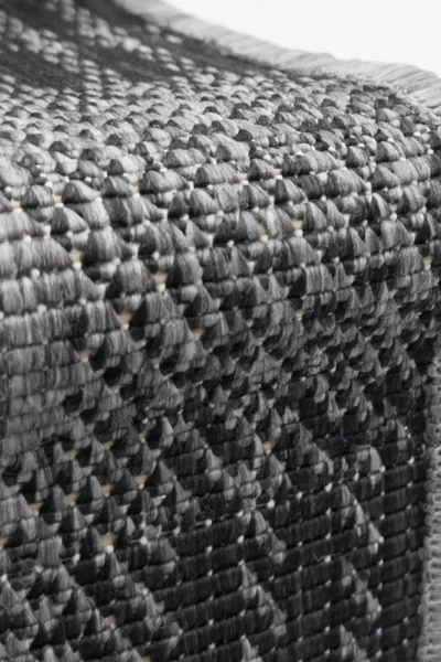 Plaid Black Stair Runner image 4