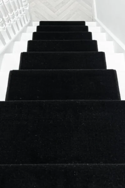 Plain Black Stair Runner image 2