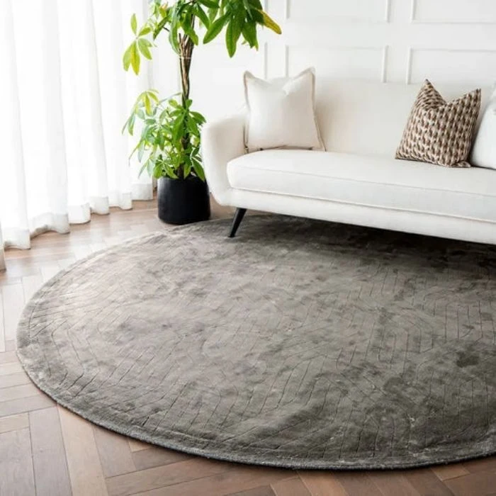 Plaited Lines Round Carpet